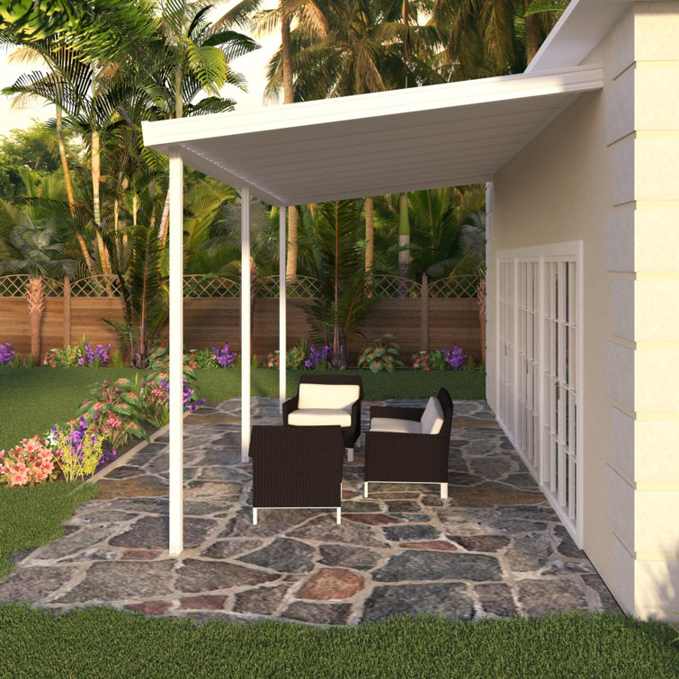 HeritagePatios 12 ft. W x 12 ft. D Metal Standard Patio Awning